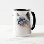 Mug with the Much Too Pretty Cat Mok (Voorkant rechts)