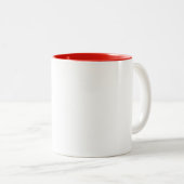 Mug with the word LOVE Tweekleurige Koffiemok (Voorkant rechts)
