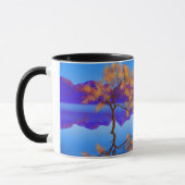 Mug with tree mok (Links)
