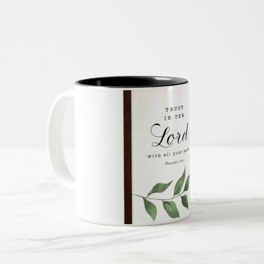 mug with verse tweekleurige koffiemok (Voorkant links)