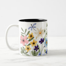 Mug Wrap, Sublimation Design Flowers