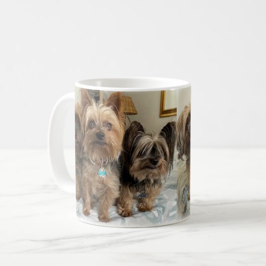Mug Yorkshire Terrier Koffiemok (Voorkant links)