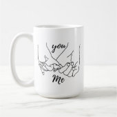 Mug You & Me Pinky Promise – Anniversary & Valenti Koffiemok (Links)