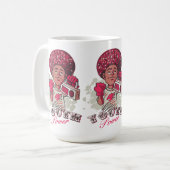 Mug – YOUTH Power Afro & Boombox Urban Design Koffiemok (Voorkant links)
