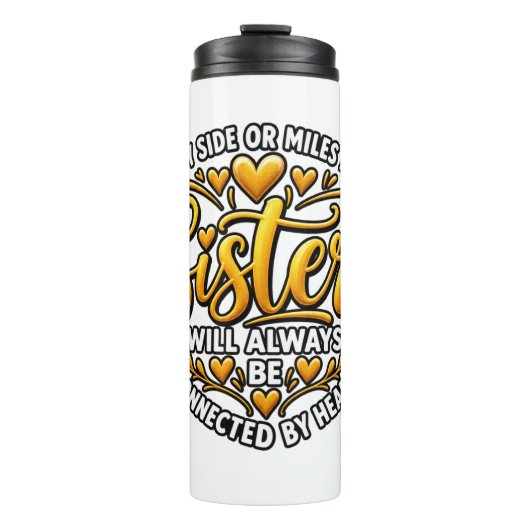Mug Zusters Voor Altijd! 💕 Thermosbeker (Voorkant)