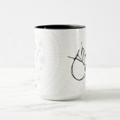 Mug Zwarde Rand Handvat | Eye of the Clarion Mok (Midden)