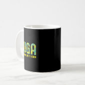 Muga Make Ukraine Great Again Support Funny Saying Koffiemok (Voorkant links)