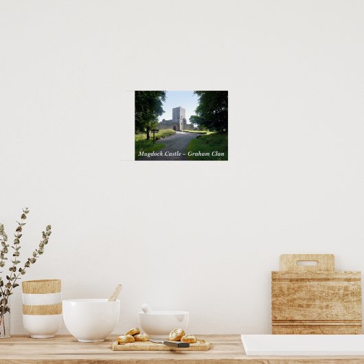 Mugdock Castle - Graham Clan Poster (Keuken)