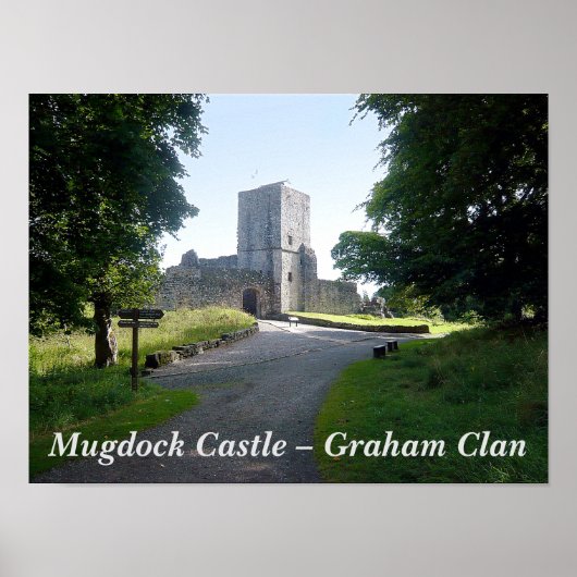 Mugdock Castle - Graham Clan Poster (Voorkant)