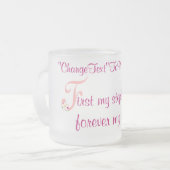 mugElegance_First Mijn dochter Matglas Koffiemok (Voorkant links)