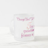 mugElegance_First Mijn kleindochter Matglas Koffiemok (Voorkant links)
