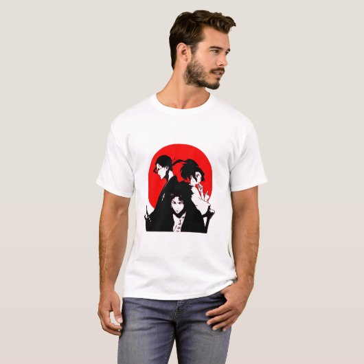 Mugen Jin and Fuu Samurai Champloo T-shirt (Voorkant volledig)