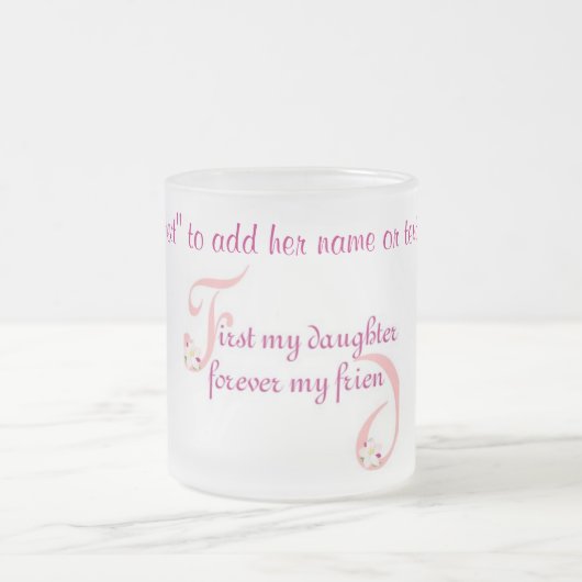 mugFirst Mijn dochter Matglas Koffiemok (Center)