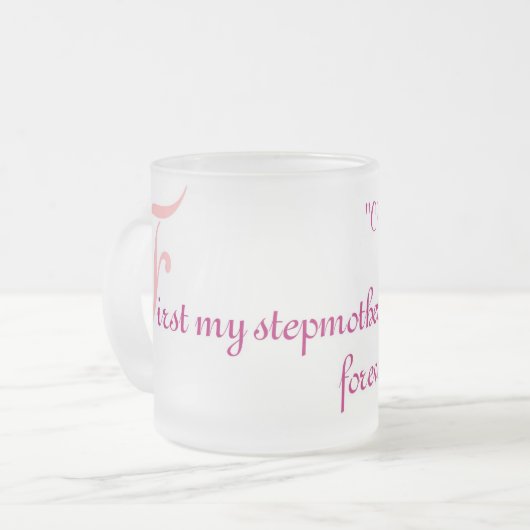 mugFirst My Stepmoeder Matglas Koffiemok (Voorkant links)