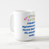 MugFriendship Mysterious Cement - Friendship Quote Koffiemok (Voorkant links)