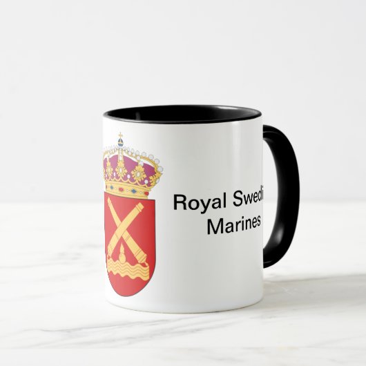 Mugg Amfibiekåren Royal Swedish Marines Mok (Voorkant rechts)