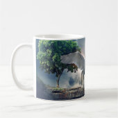 Mugg Enhörning En ny dag samma gamla helvete Koffiemok (Links)