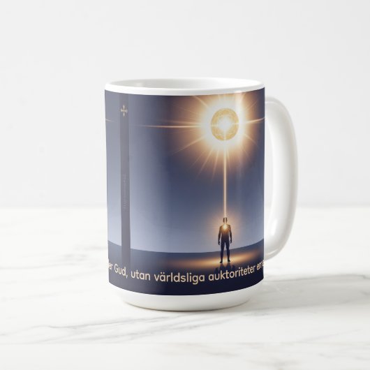 Mugg — Fri kristen Koffiemok (Voorkant rechts)