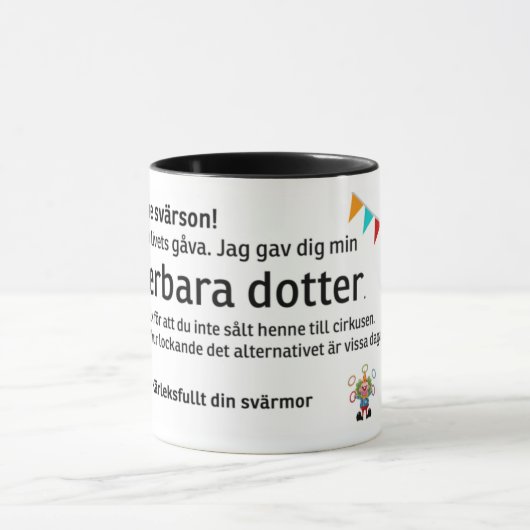 Mugg till svärsonen mok (Midden)