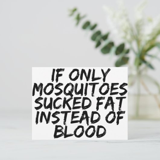 Muggen Briefkaart (Staand voorkant)