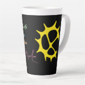 Muggen citat samiskt insperat mönster latte mok (Rechterhoek)