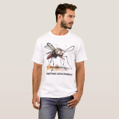 Muggen houden van zomer T-shirt (Voorkant volledig)