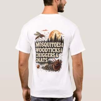 Muggen Houtteken Chiggers Muggen In Het Noorden T- T-shirt