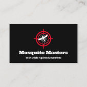 Muggen ongediertebestrijding doel Logo Visitekaartje (Voorkant)