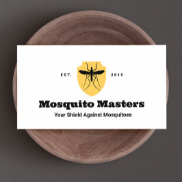 Muggen ongediertebestrijding schild Logo Visitekaartje