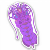 muggen sticker (Voorkant)