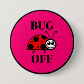 Muggen Uit de Koelkast Knop Ronde Button 7,6 Cm (Voorkant)
