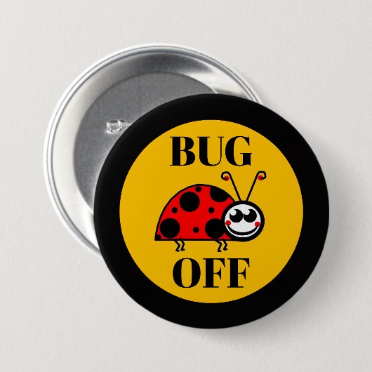 Muggen Uit Koelkastknop Ronde Button 7,6 Cm (Voorkant /achterkant)