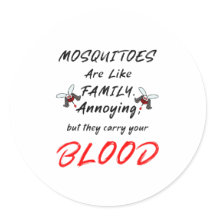 Muggen zijn net familie.