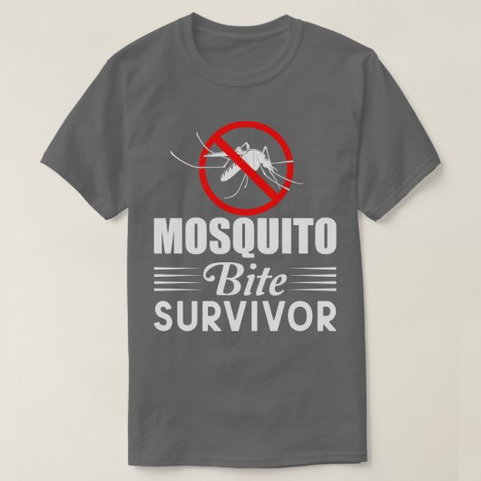 Muggenbeet Overlevende 1 T-shirt (Design voorkant)