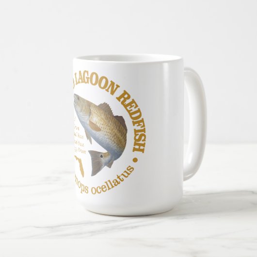 Muggenlagune (roodbaars) koffiemok (Voorkant rechts)