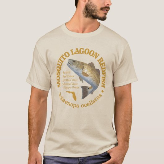 Muggenlagune (roodbaars) t-shirt (Voorkant)