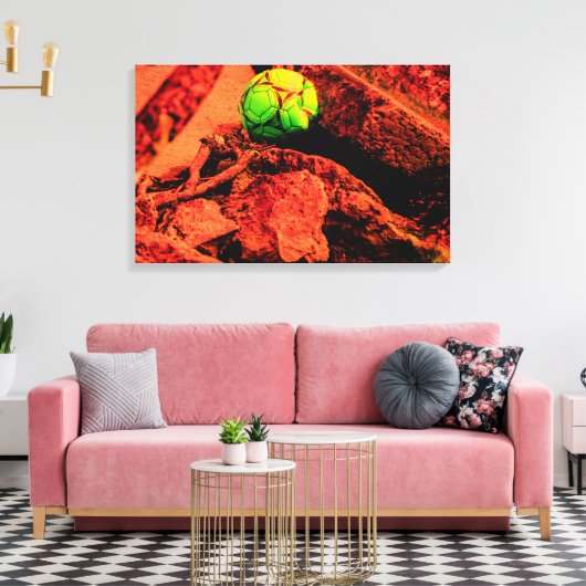 muggenontdekkingsreiziger canvas afdruk (Insitu (Woonkamer))