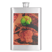 muggenontdekkingsreiziger heupfles (Voorkant)