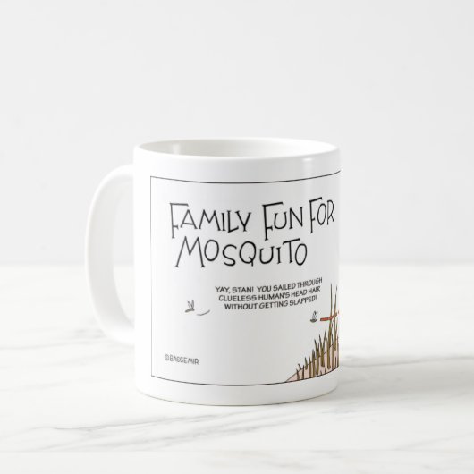 Muggenplezier Koffiemok (Voorkant links)