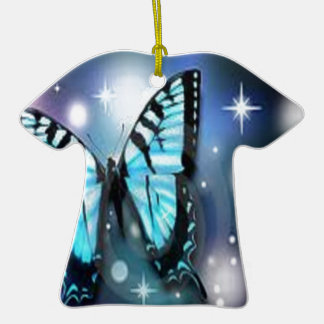 muggenvlinder keramisch ornament