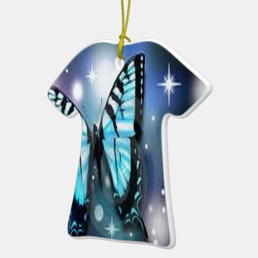 muggenvlinder keramisch ornament (Links)