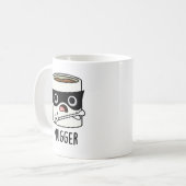 Mugger Grappige Mok Grappen  (Voorkant links)