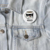 Mugger Grappige Mok Woorden Ronde Button 5,7 Cm (In situ)