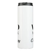 Mugger van thermische tumbler voor meisjes tijdens thermosbeker (Achterkant)