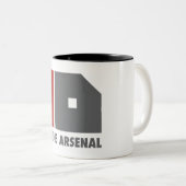 Muggie Tweekleurige Koffiemok (Voorkant rechts)