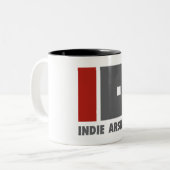 Muggie Tweekleurige Koffiemok (Voorkant links)