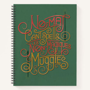 MUGGLE™ gelokaliseerde Grafische Vertalingen Notitieboek