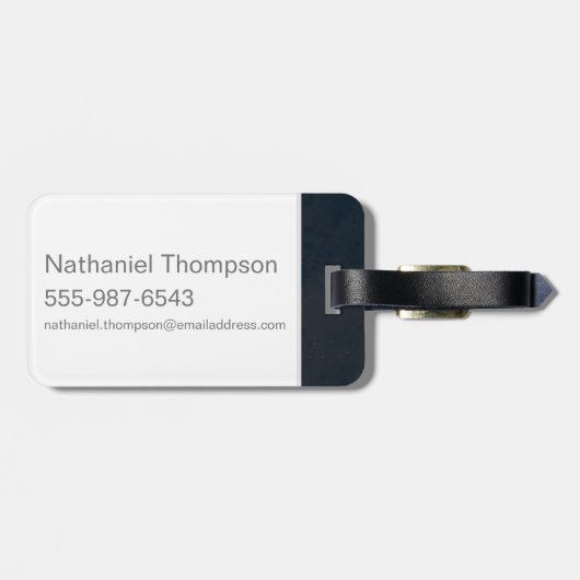 MUGGLE™ = NO-MAJ™ BAGAGELABEL (Achterkant horizontaal)