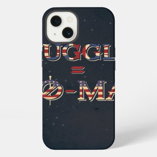 MUGGLE™ = NO-MAJ™ iPhone HOESJE (Achterkant)