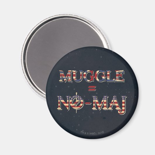MUGGLE™ = NO-MAJ™ MAGNEET (Voorkant / Achterkant)